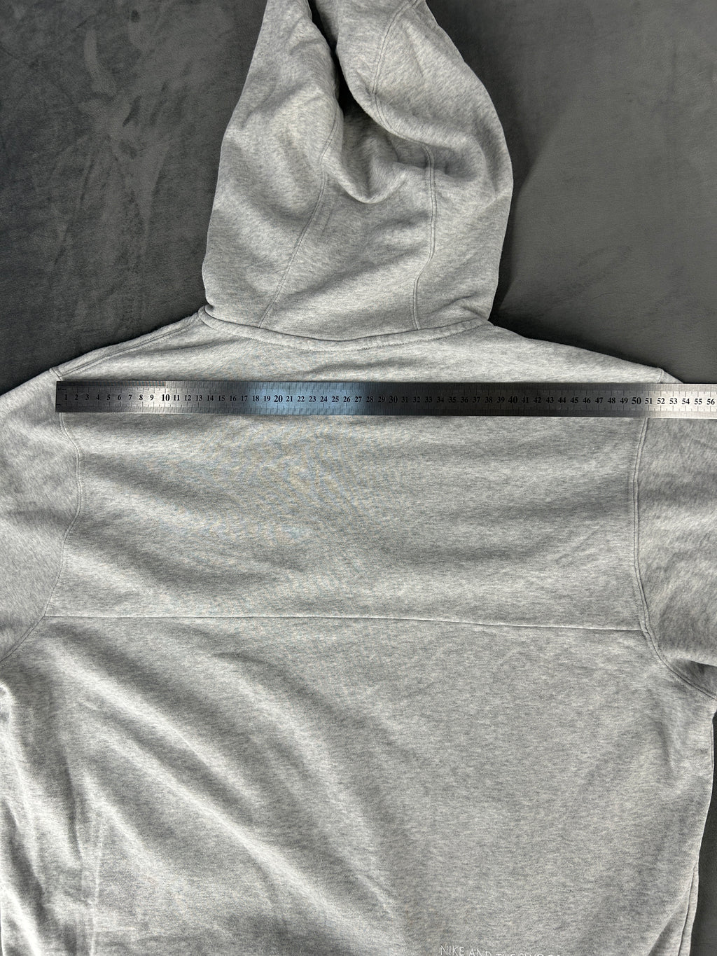 Felpa full-zip Nike Swoosh grigia – Uomo Taglia L