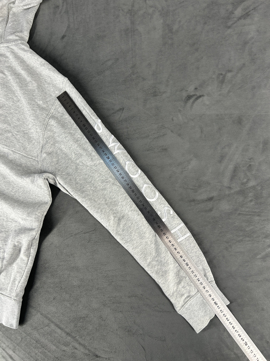 Felpa full-zip Nike Swoosh grigia – Uomo Taglia L