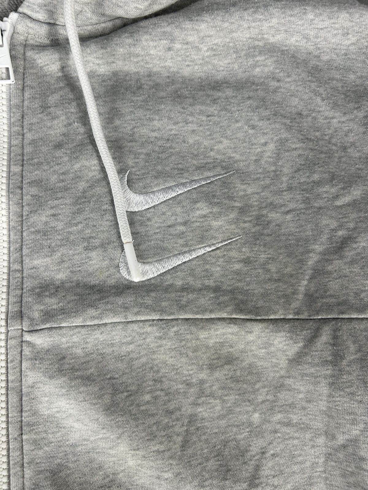 Felpa full-zip Nike Swoosh grigia – Uomo Taglia L