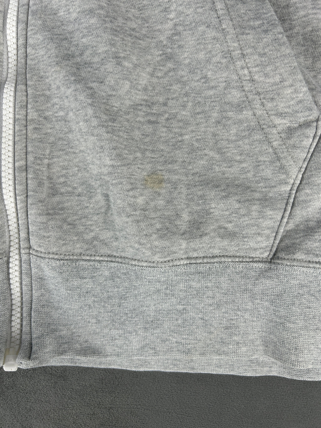 Felpa full-zip Nike Swoosh grigia – Uomo Taglia L