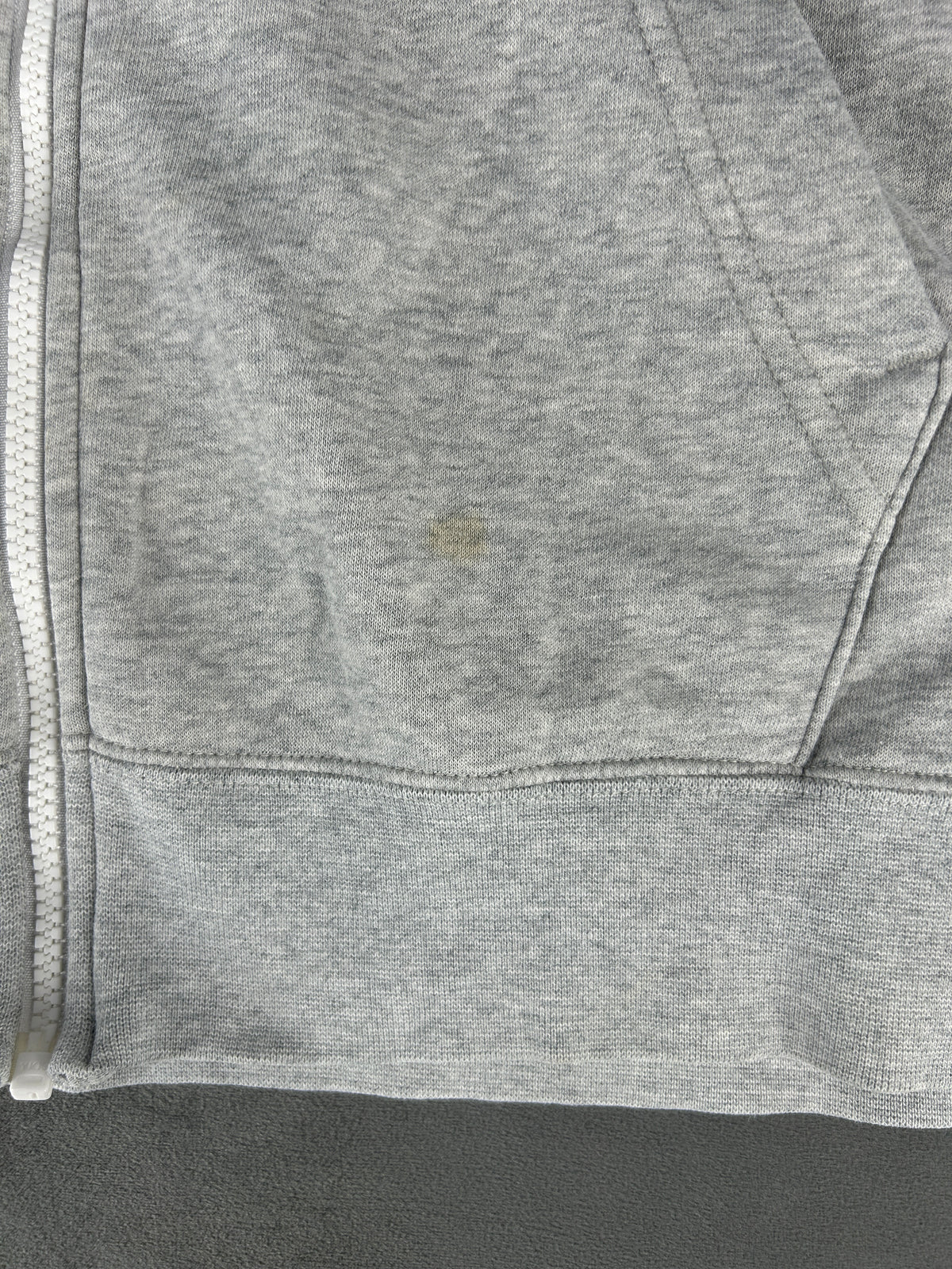 Felpa full-zip Nike Swoosh grigia – Uomo Taglia L