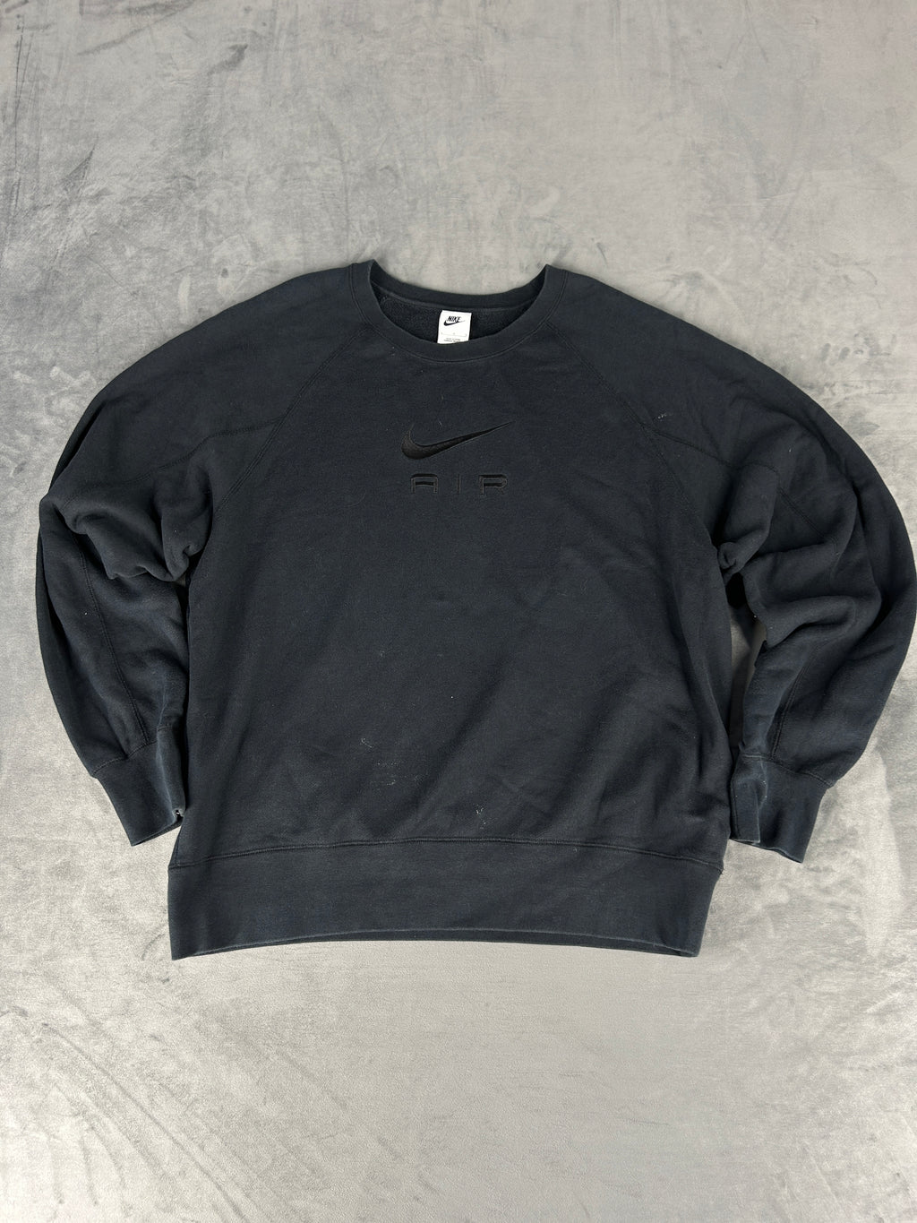 Felpa Nike Air nera girocollo – Uomo Taglia L