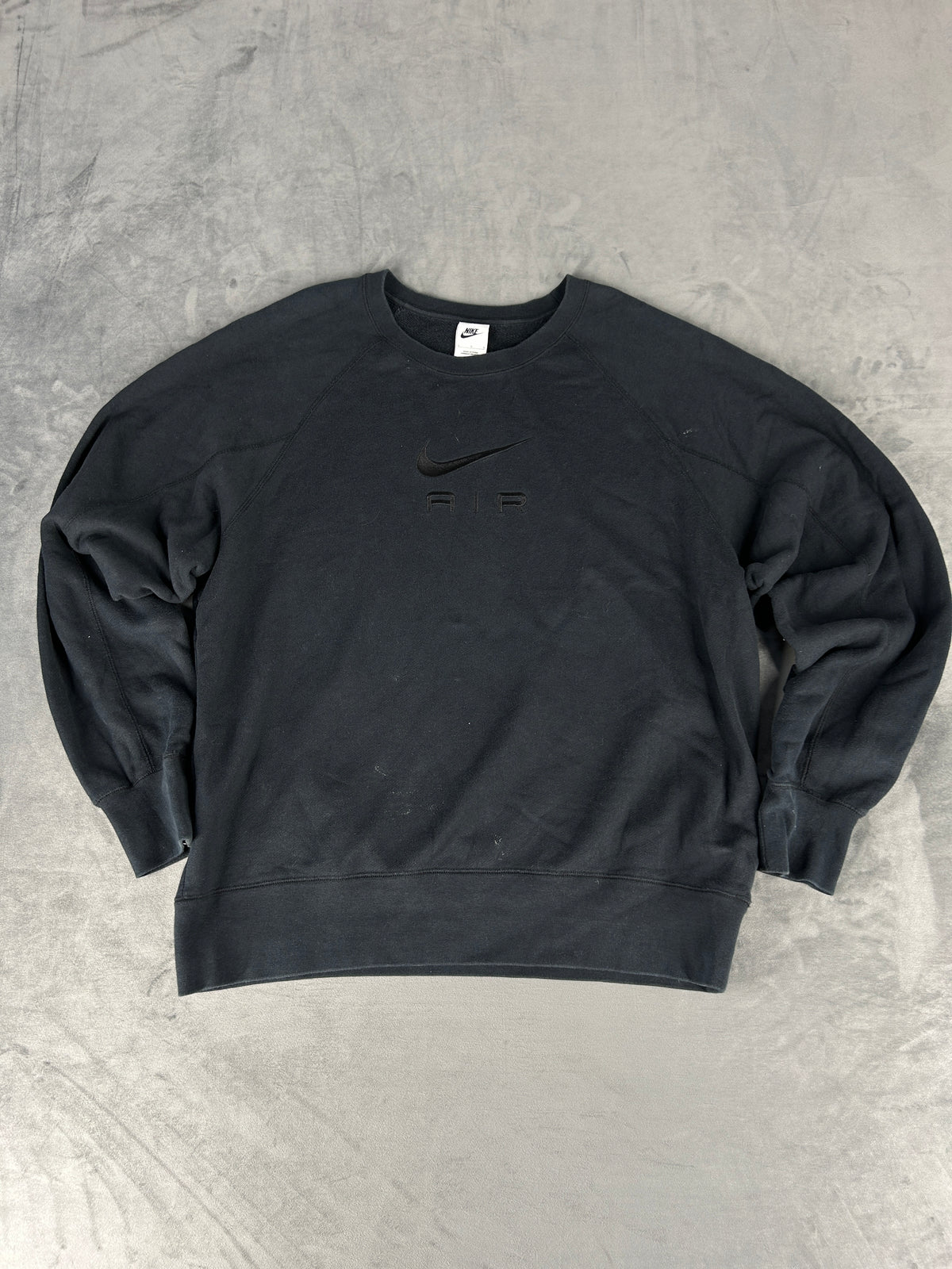 Felpa Nike Air nera girocollo – Uomo Taglia L