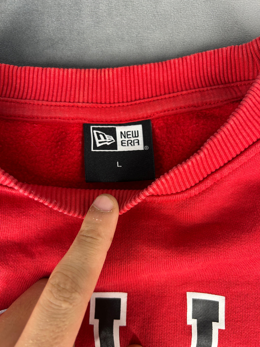 Felpa New Era Chicago Bulls rossa – Uomo Taglia L