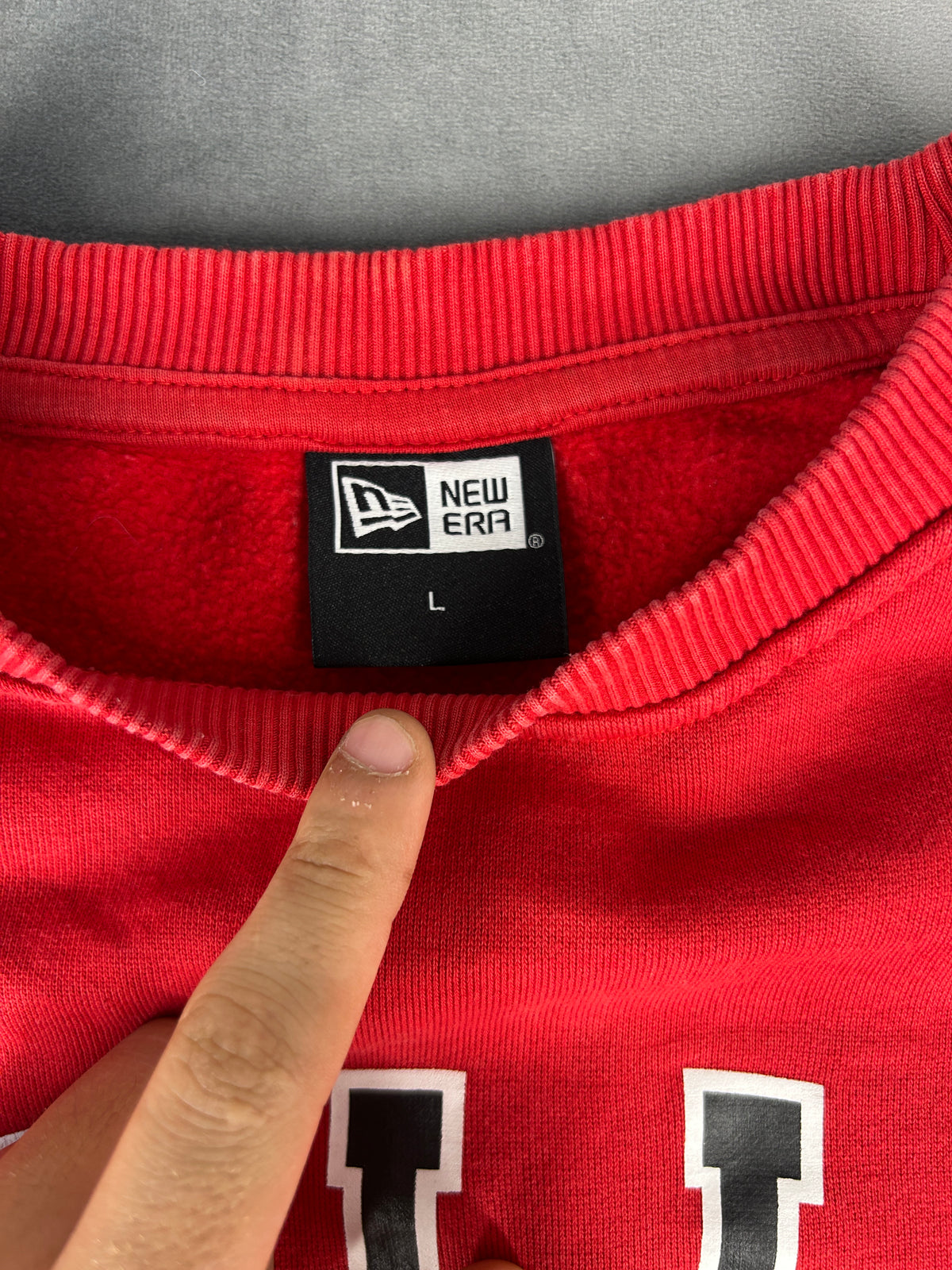 Felpa New Era Chicago Bulls rossa – Uomo Taglia L