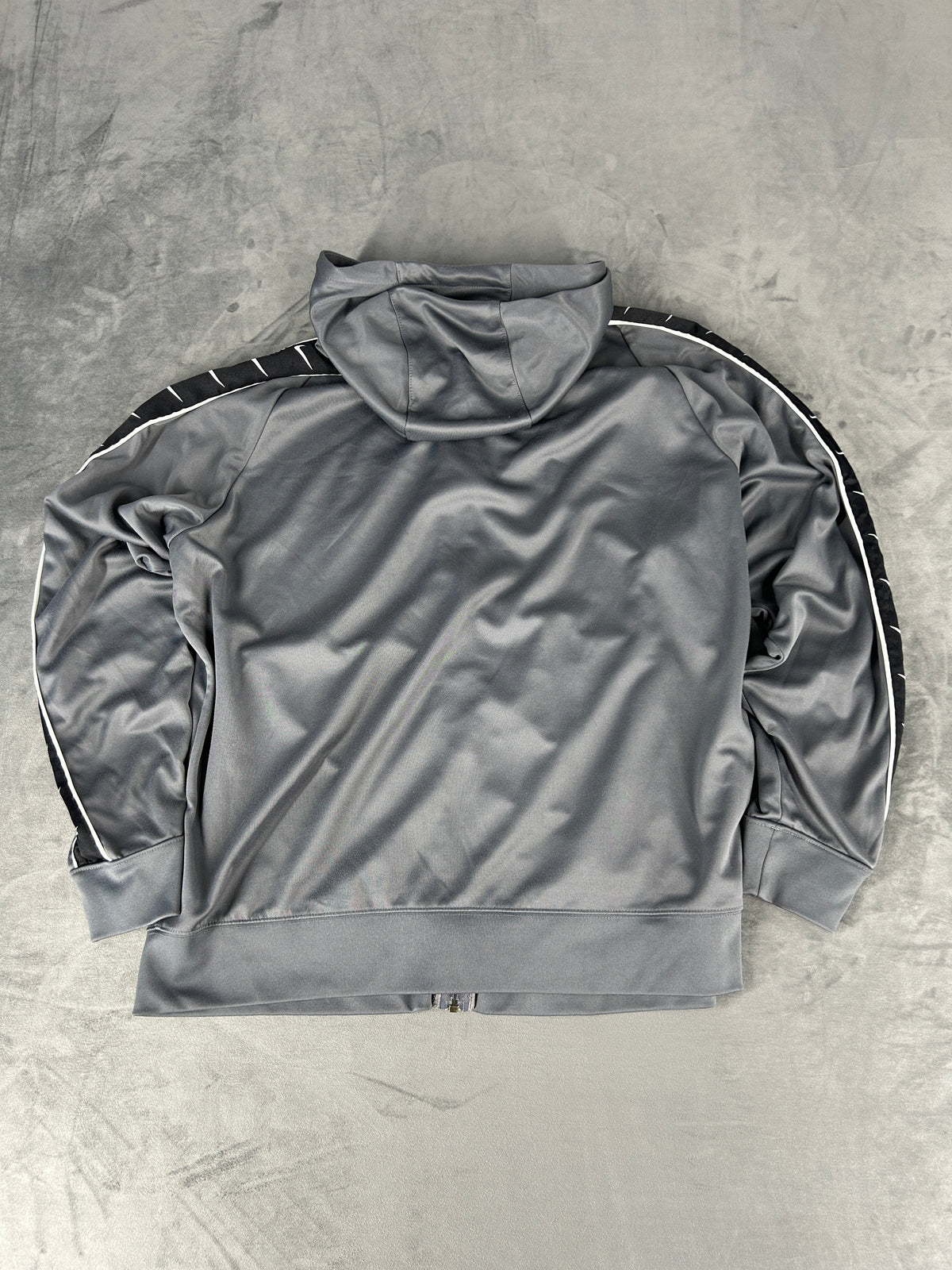 Felpa full-zip Nike grigia con cappuccio – Uomo Taglia L