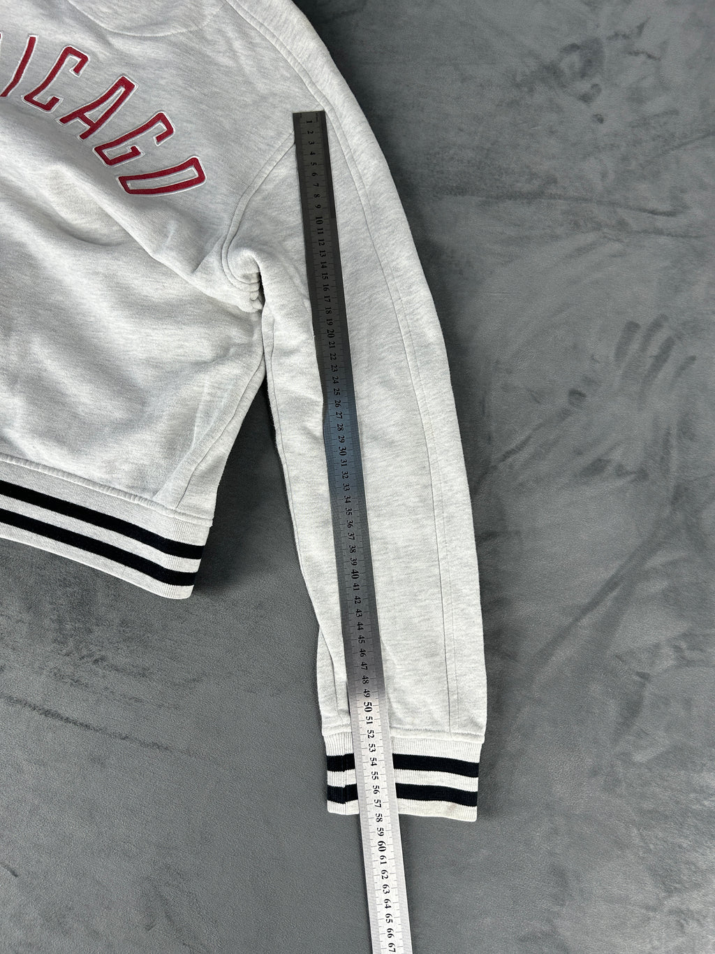 Felpa full-zip Fanatics Chicago Bulls grigia – Uomo Taglia M
