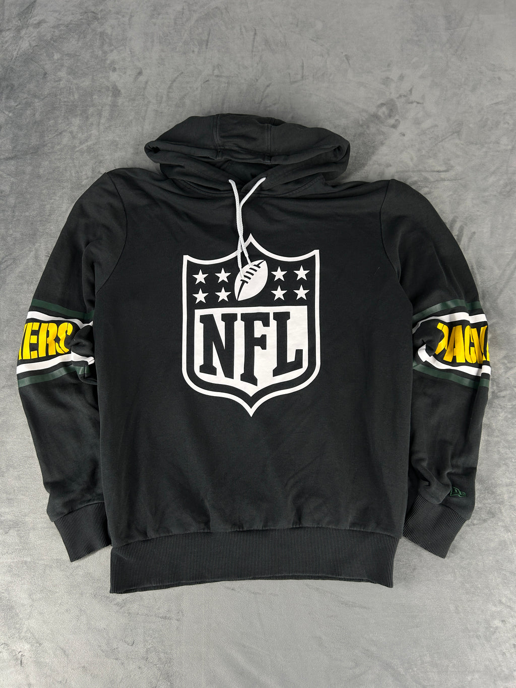 Felpa hoodie New Era NFL Green Bay Packers nera – Uomo Taglia L
