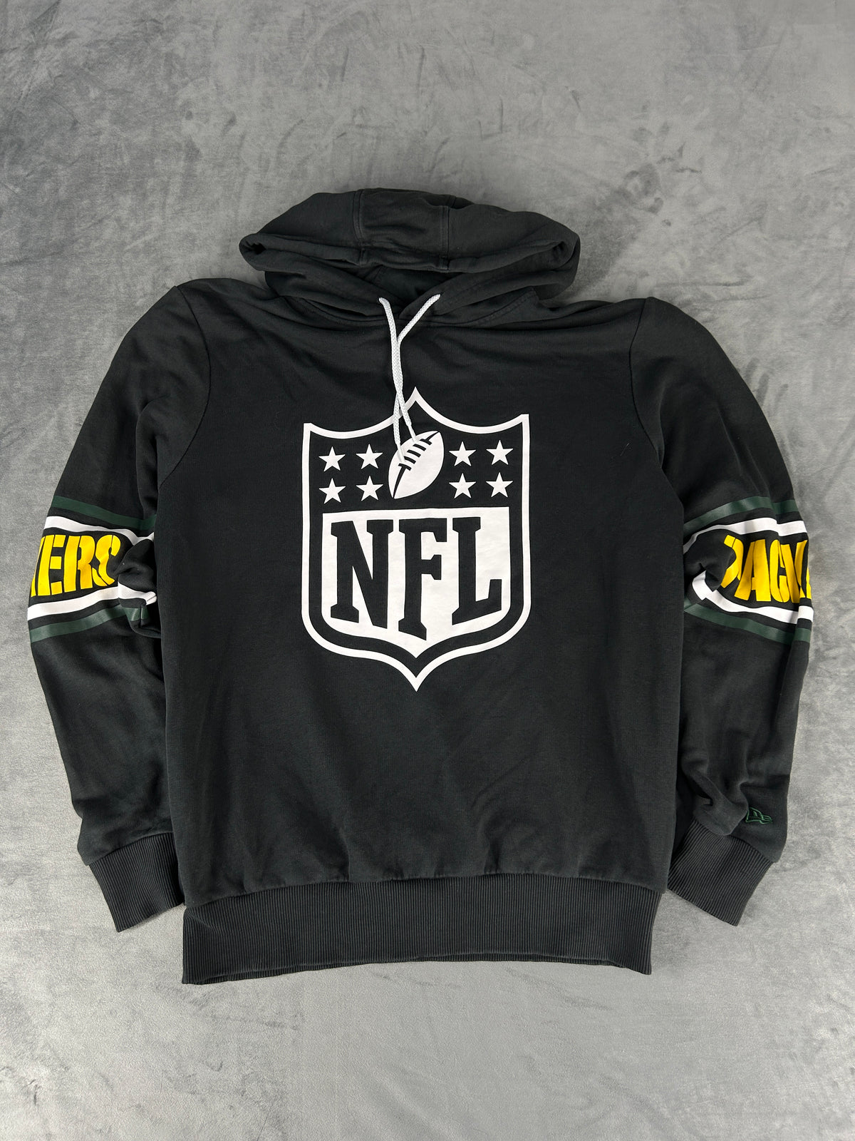Felpa hoodie New Era NFL Green Bay Packers nera – Uomo Taglia L