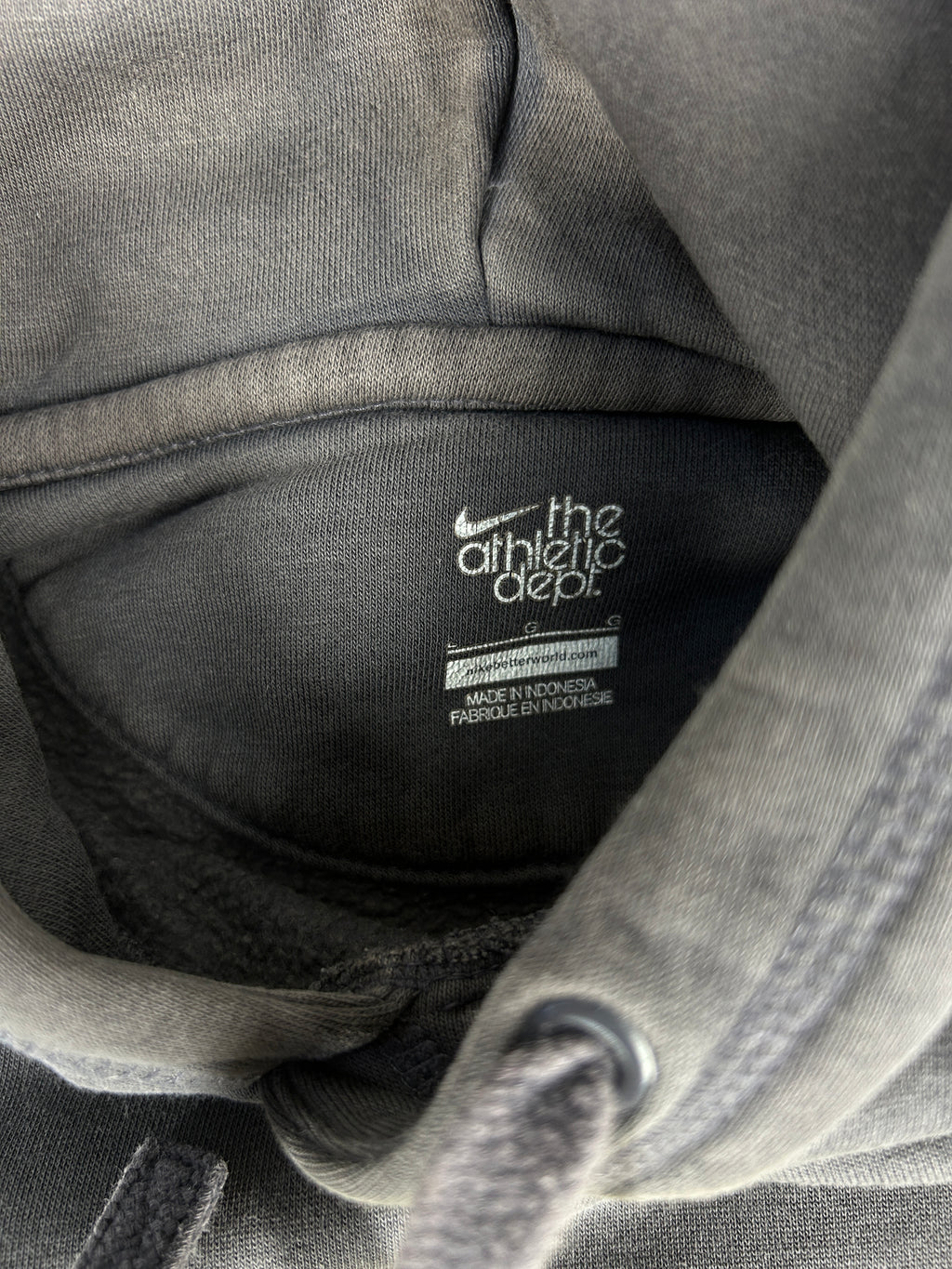 Felpa hoodie Nike grigio scuro – Uomo Taglia L
