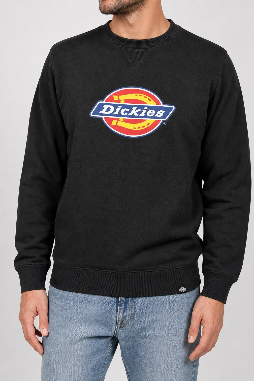 Felpa Dickies nera girocollo – Uomo Taglia L