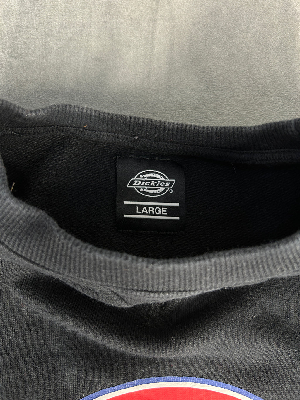 Felpa Dickies nera girocollo – Uomo Taglia L