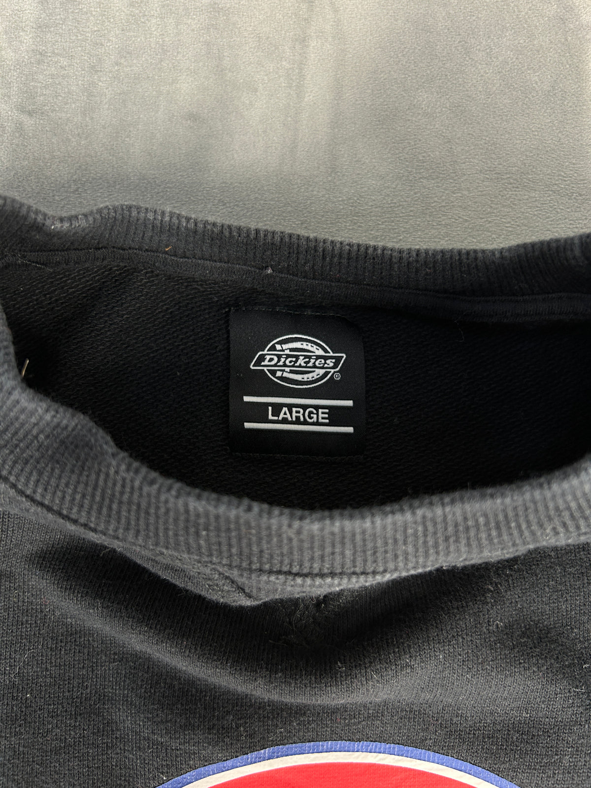 Felpa Dickies nera girocollo – Uomo Taglia L