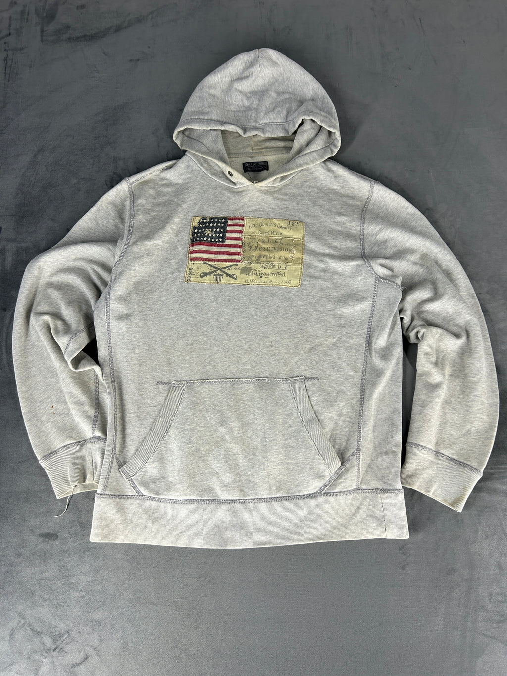 Felpa hoodie Polo Jeans Ralph Lauren grigia – Uomo Taglia L