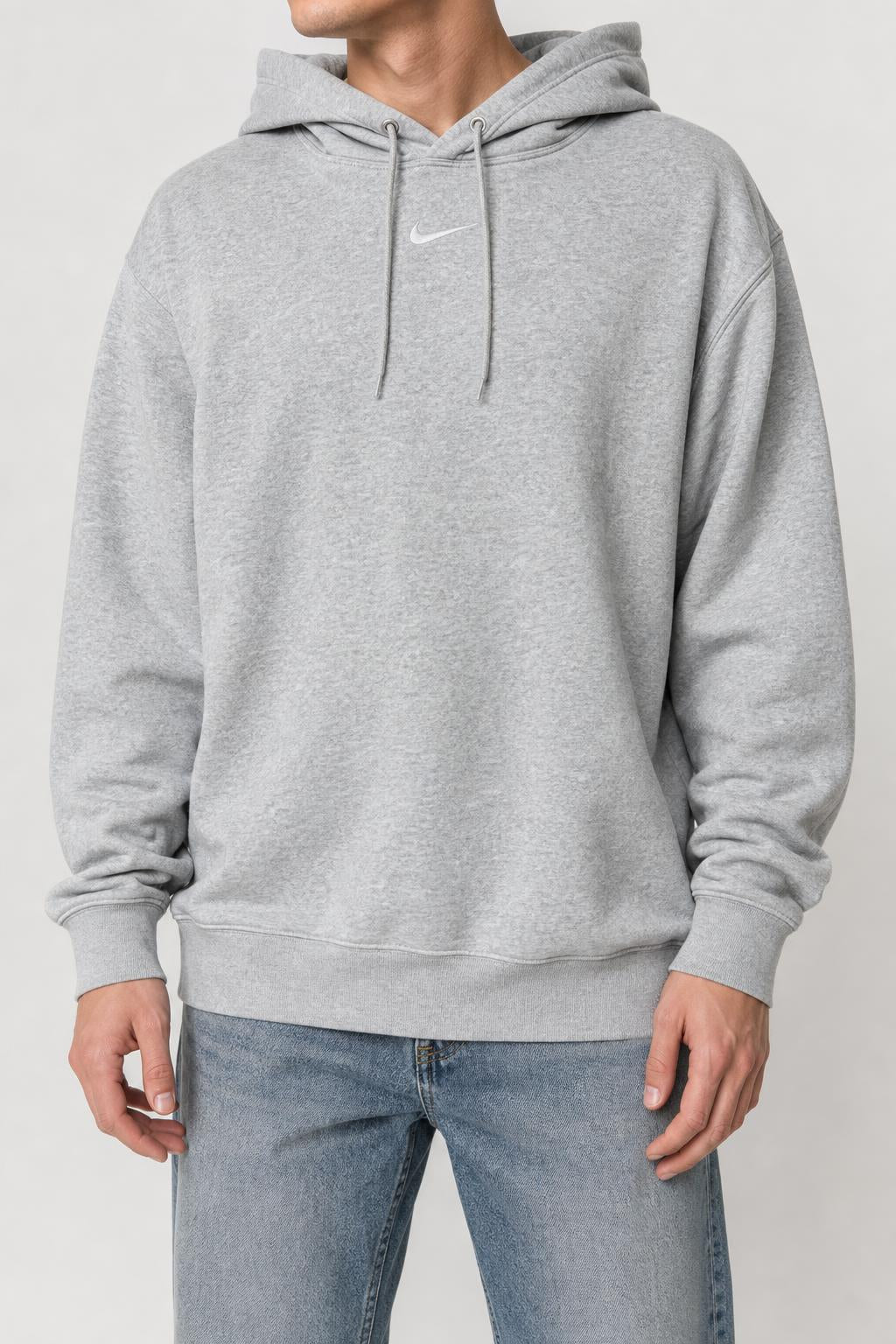 Felpa hoodie Nike grigia – Uomo Taglia L