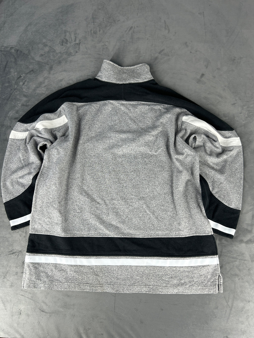 Felpa Champion half-zip grigia – Uomo Taglia XL