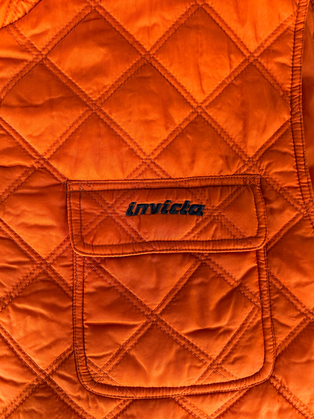 Gilet Invicta trapuntato arancione – Uomo Taglia XL