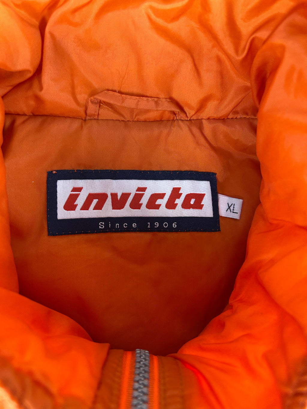 Gilet Invicta trapuntato arancione – Uomo Taglia XL