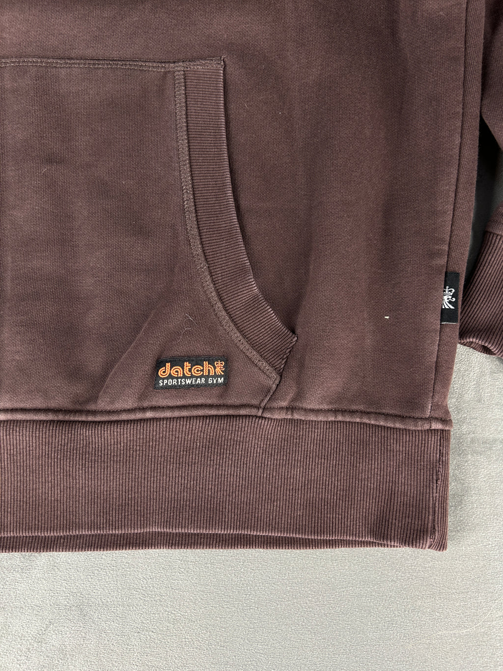 Felpa Datch con cappuccio marrone – Uomo Taglia XL