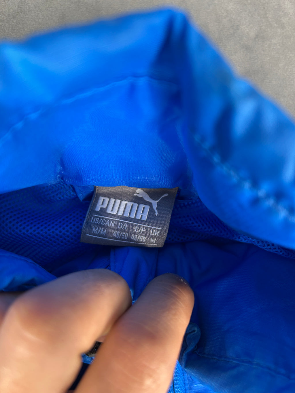 Giacca a vento Puma blu royal – Uomo Taglia L