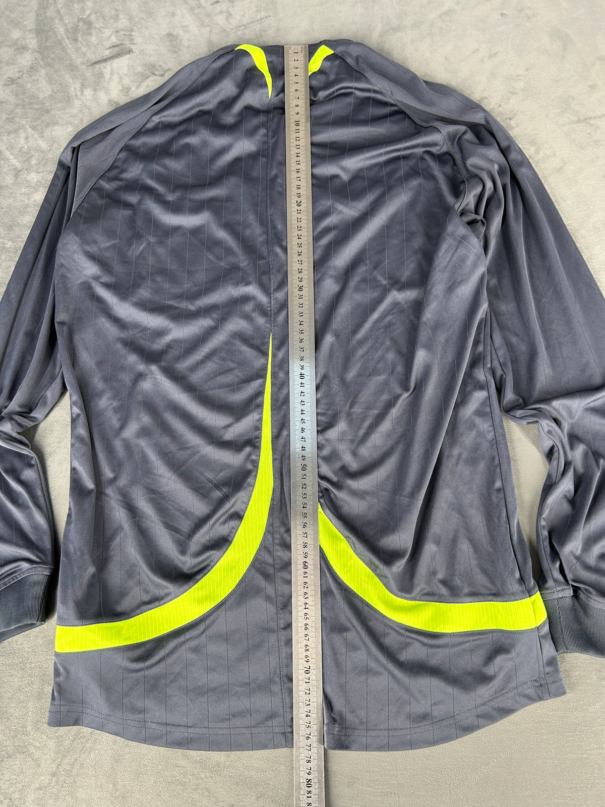 Maglia tecnica Adidas grigio scuro half-zip – Uomo Taglia L