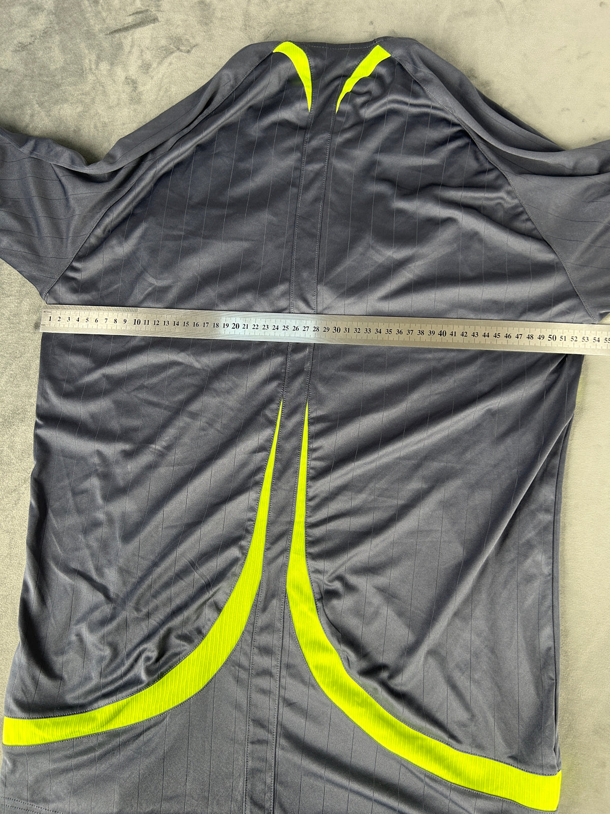 Maglia tecnica Adidas grigio scuro half-zip – Uomo Taglia L