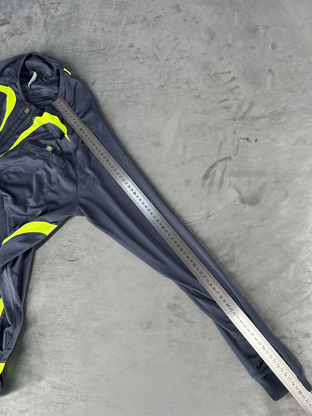 Maglia tecnica Adidas grigio scuro half-zip – Uomo Taglia L