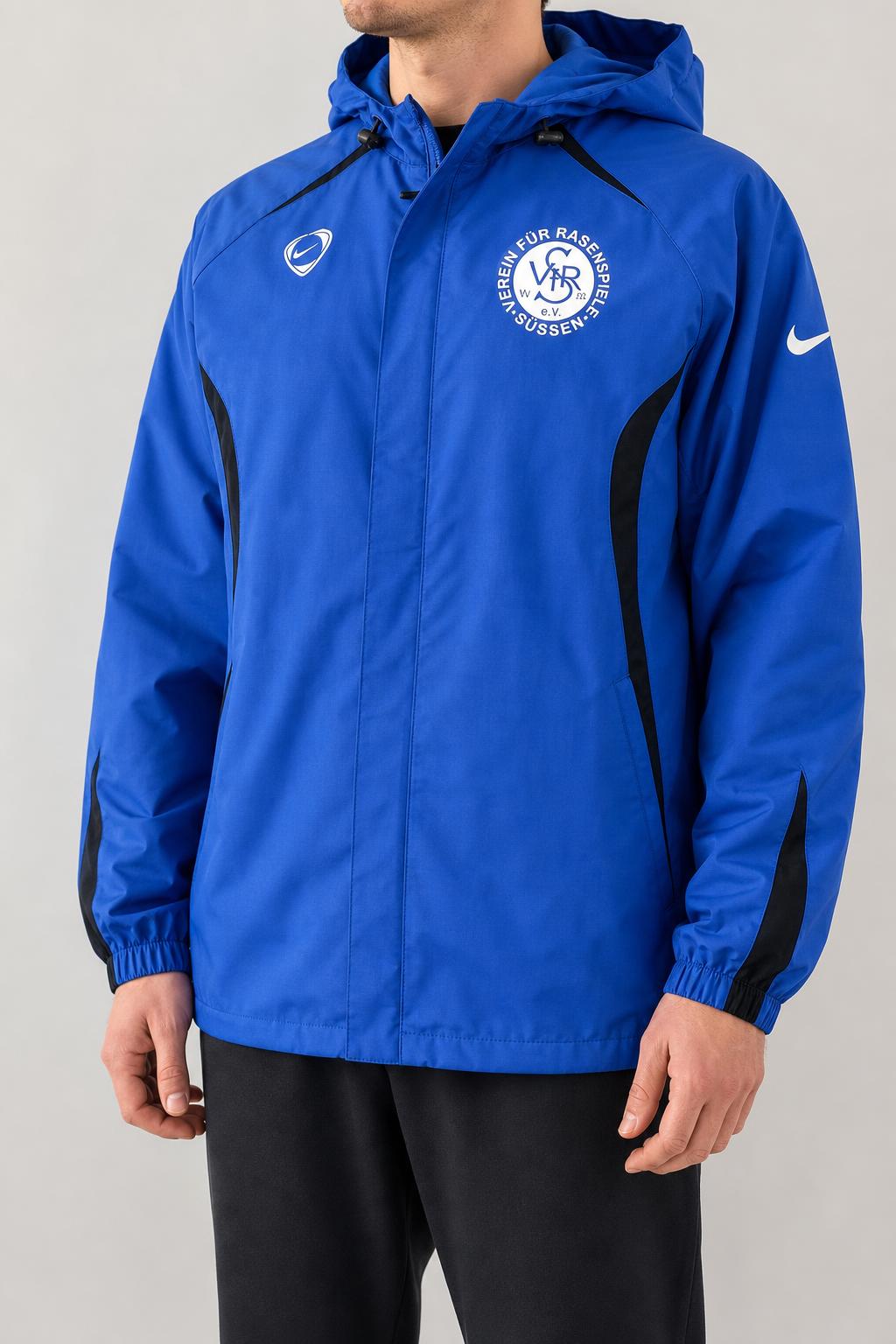 Giacca a vento Nike blu royal con cappuccio – Uomo Taglia S