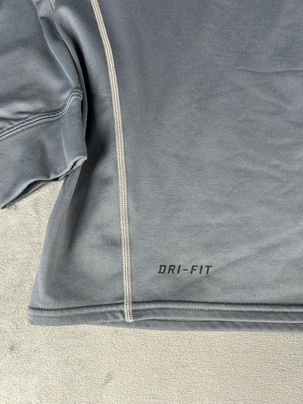 Maglia tecnica Nike Pro mock-neck grigia manica lunga – Uomo Taglia L