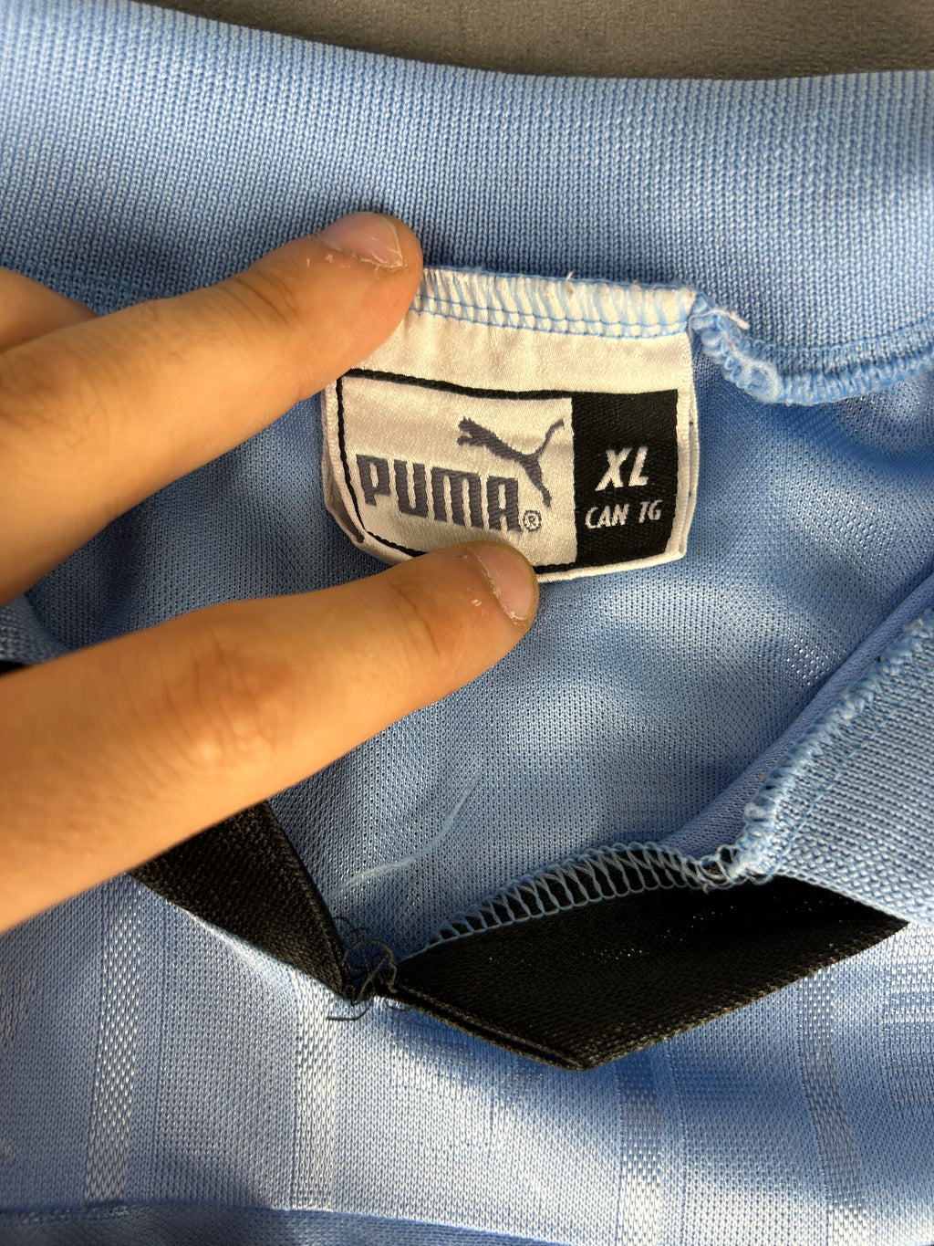 Maglia da calcio Puma vintage Sefra azzurra n.10 – Uomo Taglia XL