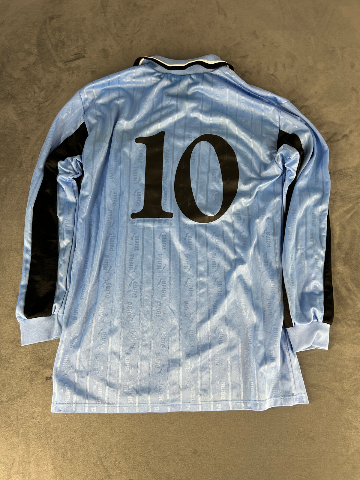 Maglia da calcio Puma vintage Sefra azzurra n.10 – Uomo Taglia XL