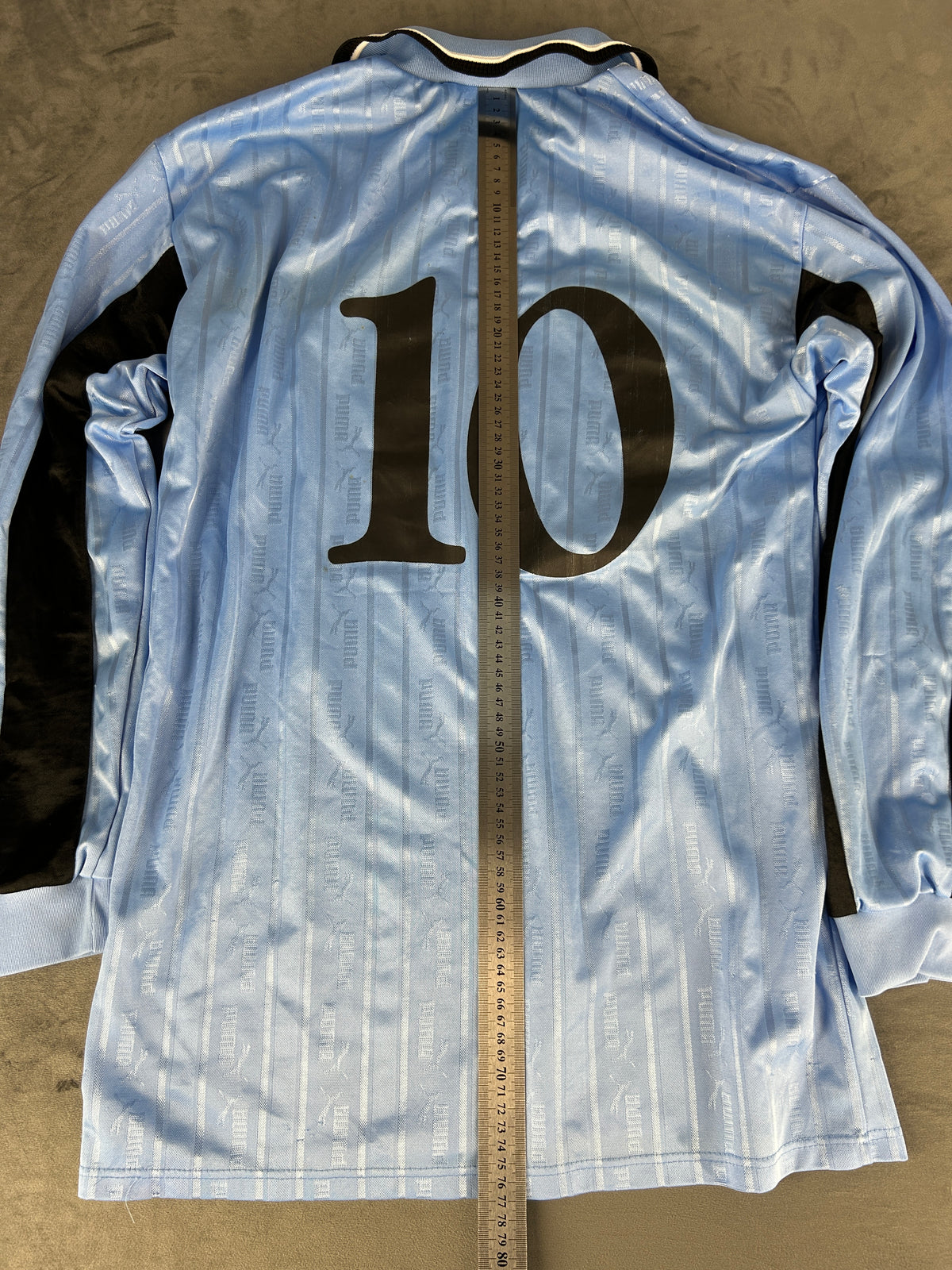 Maglia da calcio Puma vintage Sefra azzurra n.10 – Uomo Taglia XL
