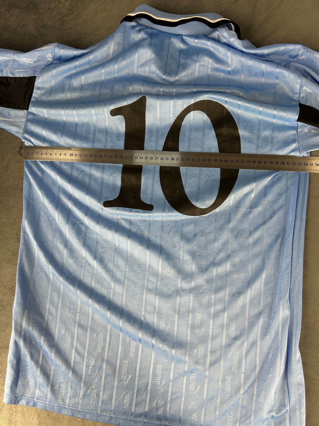 Maglia da calcio Puma vintage Sefra azzurra n.10 – Uomo Taglia XL