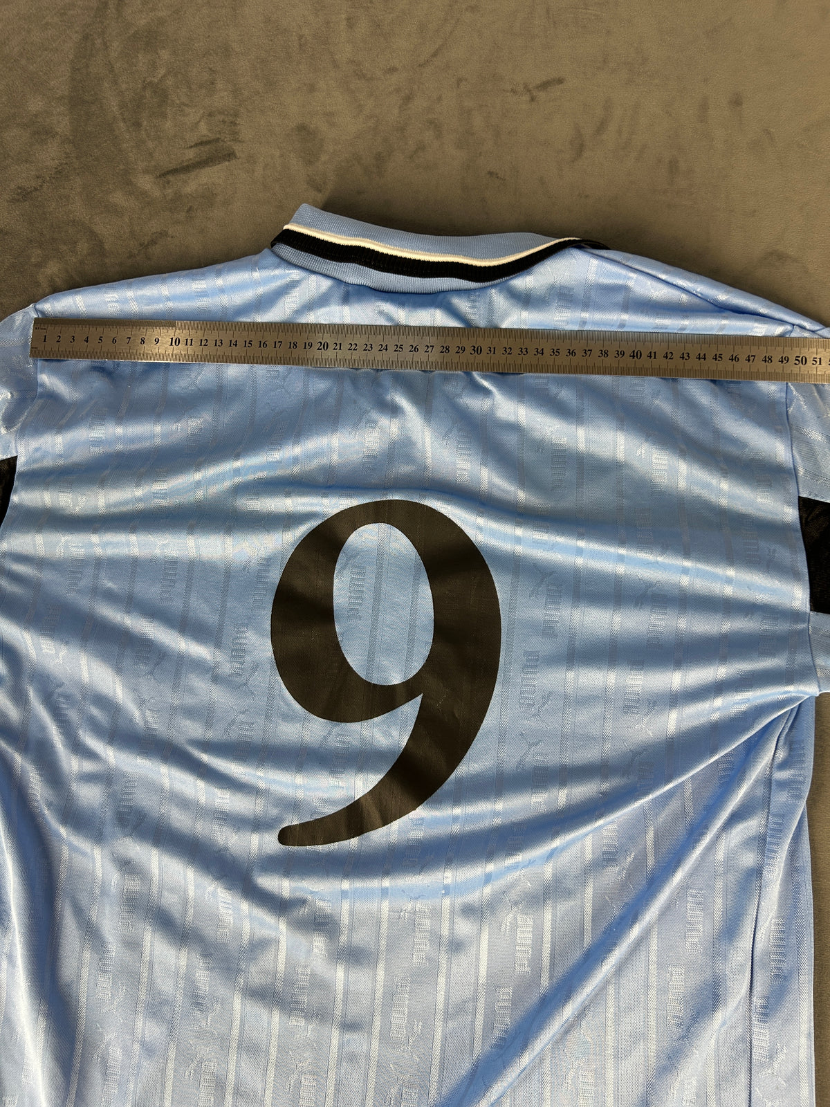 Maglia da calcio Puma vintage Sefra azzurra n.9 – Uomo Taglia XL
