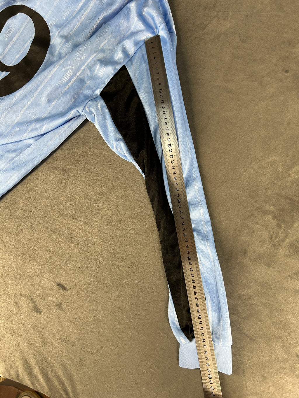 Maglia da calcio Puma vintage Sefra azzurra n.9 – Uomo Taglia XL