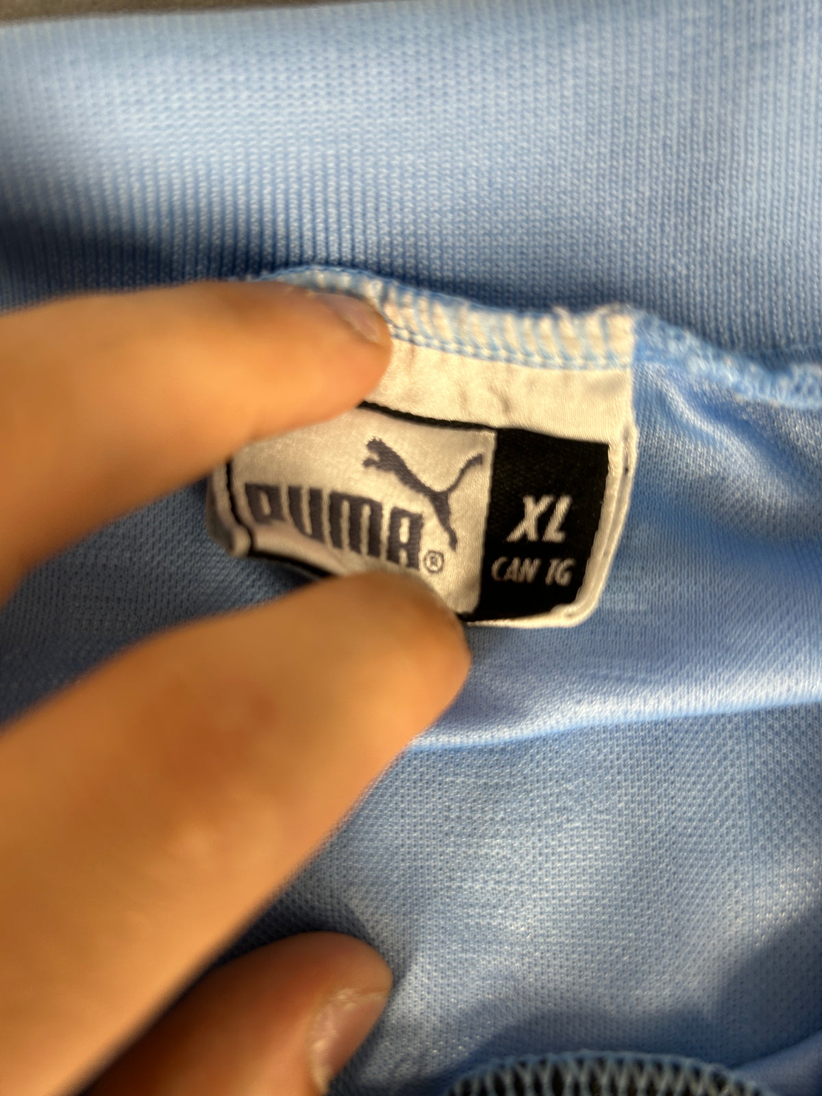 Maglia da calcio Puma vintage Sefra azzurra n.8 – Uomo Taglia XL