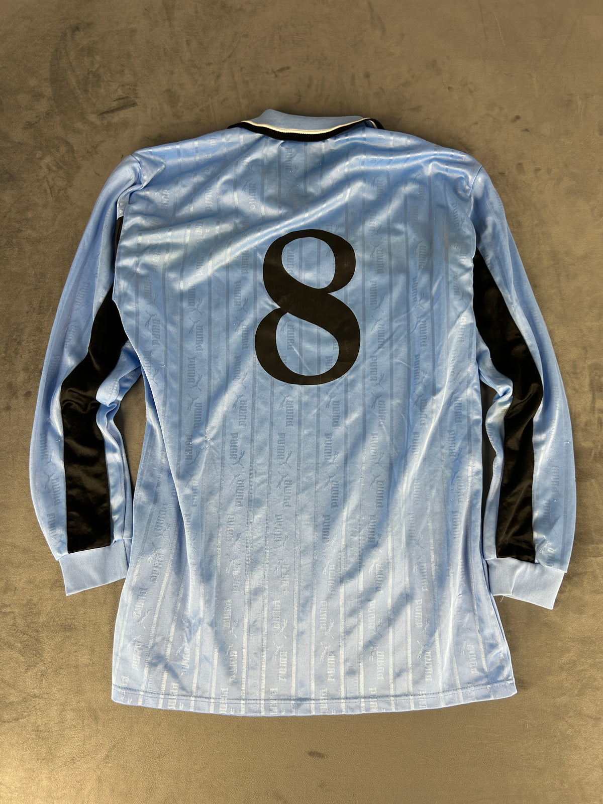 Maglia da calcio Puma vintage Sefra azzurra n.8 – Uomo Taglia XL