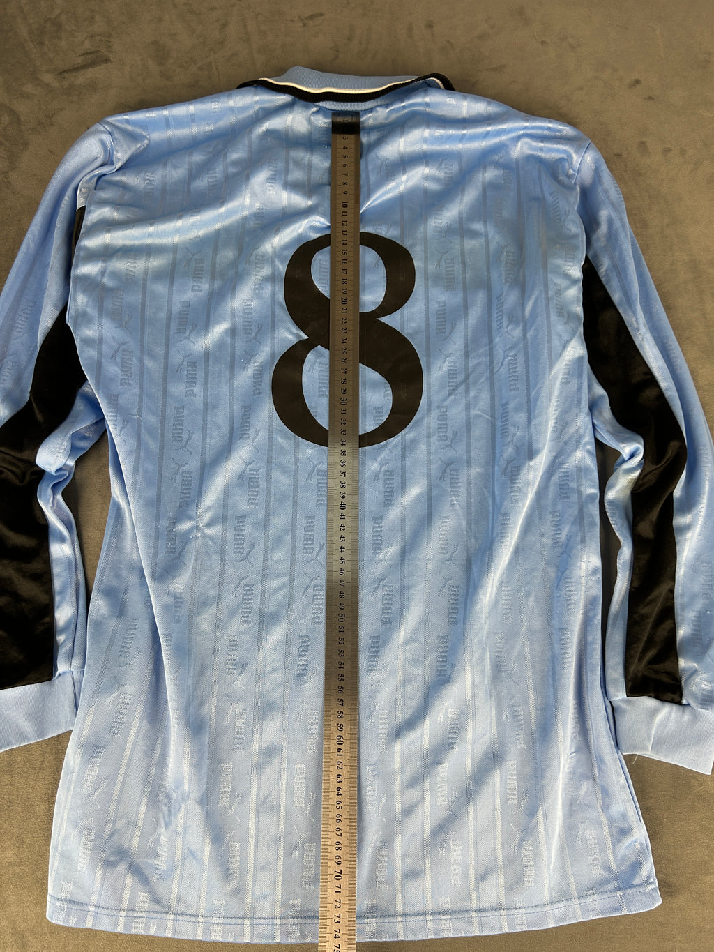 Maglia da calcio Puma vintage Sefra azzurra n.8 – Uomo Taglia XL