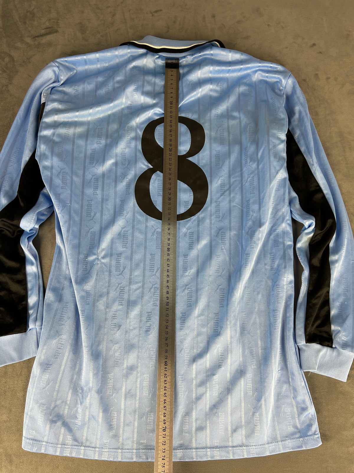 Maglia da calcio Puma vintage Sefra azzurra n.8 – Uomo Taglia XL