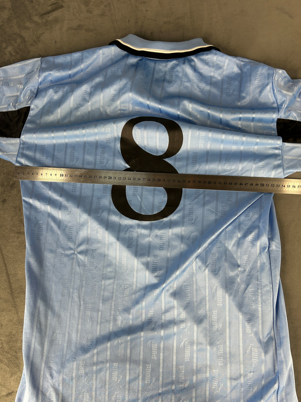 Maglia da calcio Puma vintage Sefra azzurra n.8 – Uomo Taglia XL