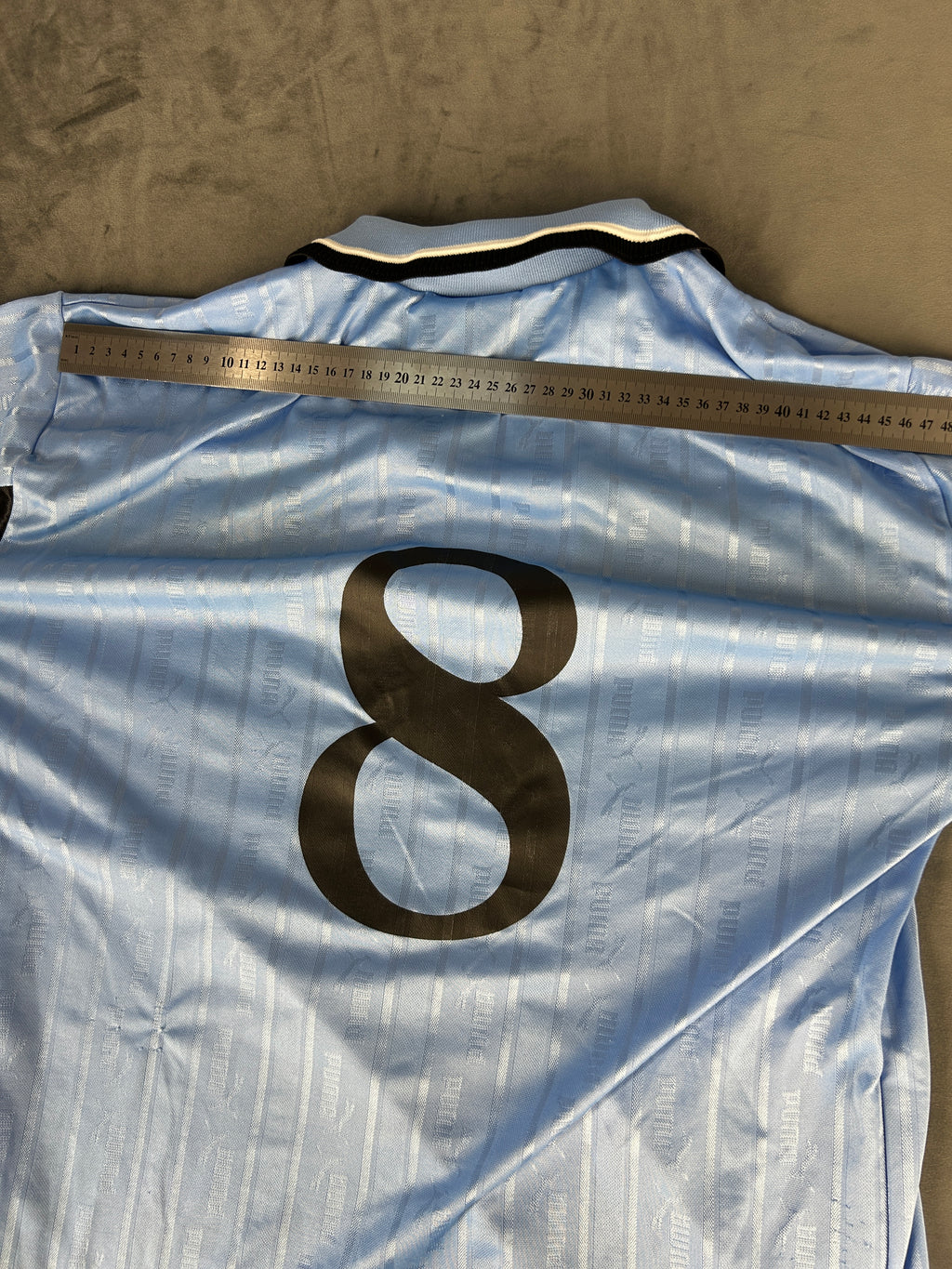 Maglia da calcio Puma vintage Sefra azzurra n.8 – Uomo Taglia XL