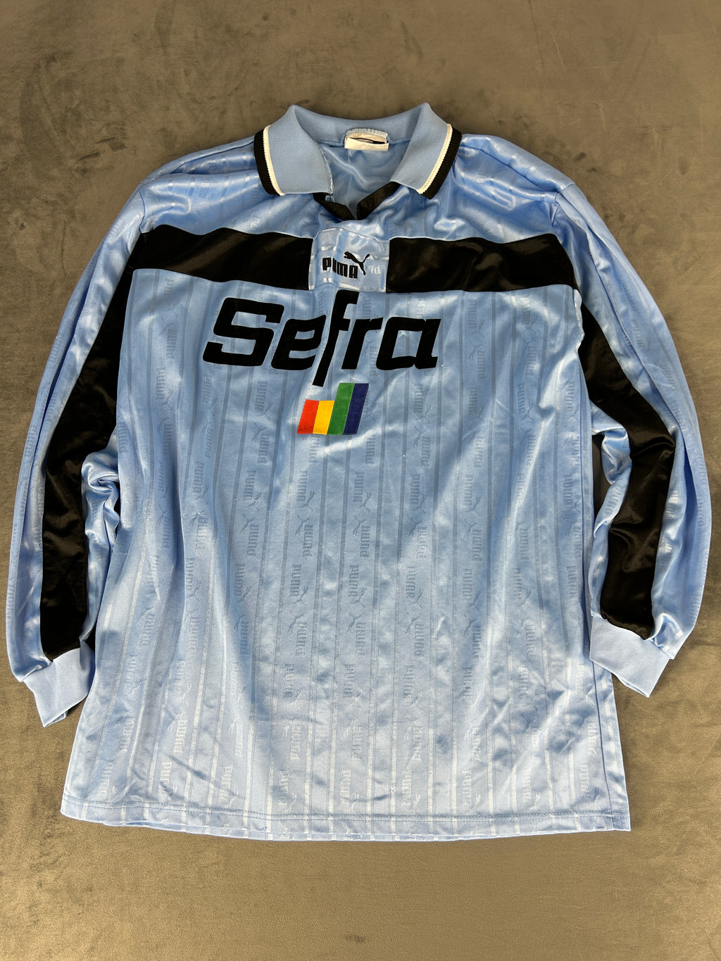 Maglia da calcio Puma vintage Sefra azzurra n.20 – Uomo Taglia XL