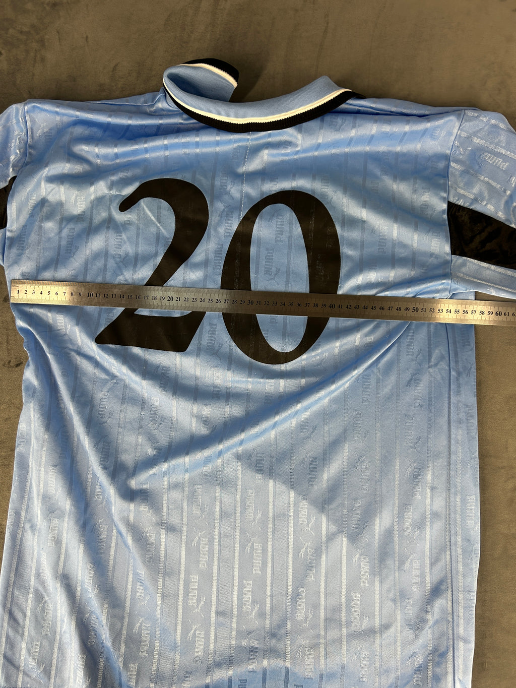 Maglia da calcio Puma vintage Sefra azzurra n.20 – Uomo Taglia XL