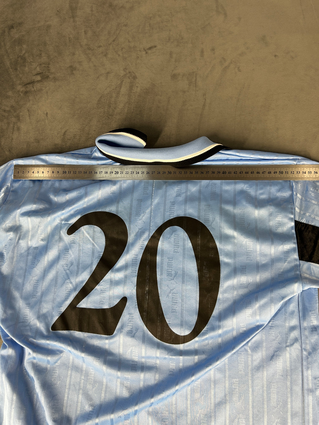 Maglia da calcio Puma vintage Sefra azzurra n.20 – Uomo Taglia XL