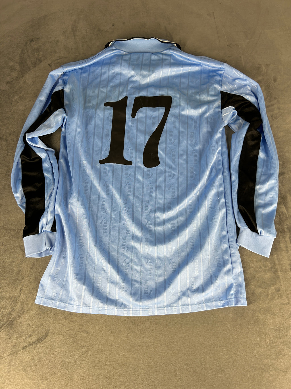 Maglia da calcio Puma vintage Sefra azzurra n.17 – Uomo Taglia XL