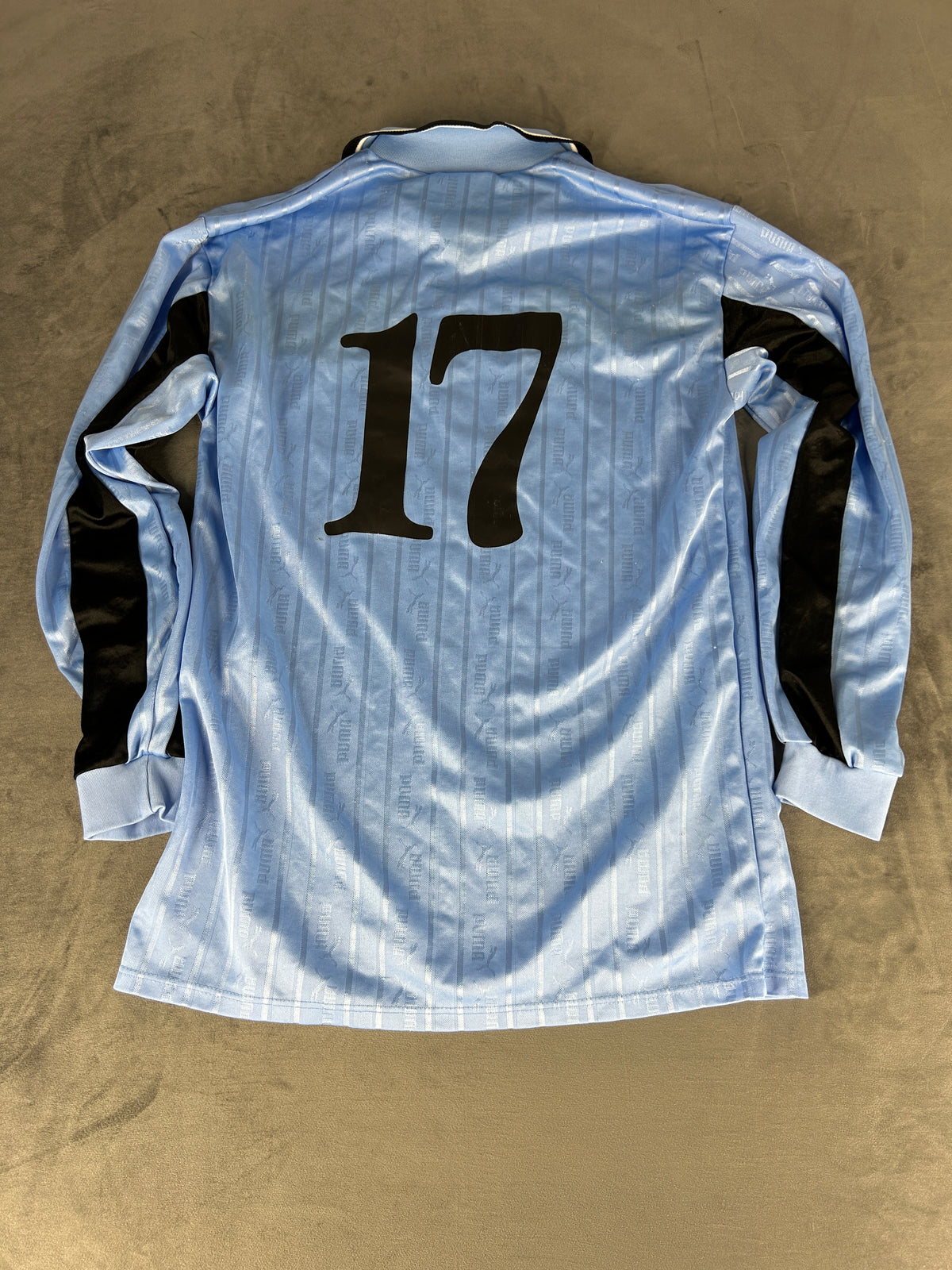 Maglia da calcio Puma vintage Sefra azzurra n.17 – Uomo Taglia XL