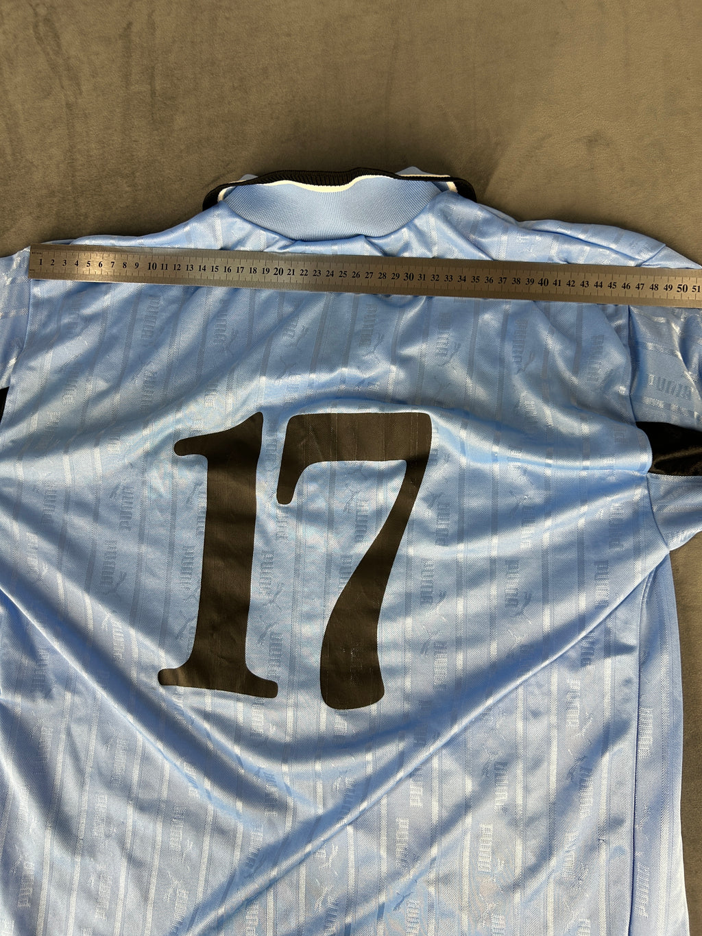 Maglia da calcio Puma vintage Sefra azzurra n.17 – Uomo Taglia XL
