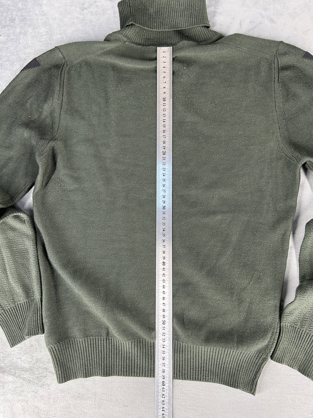 Dolcevita Bikkembergs verde militare in lana con logo – Uomo Taglia M
