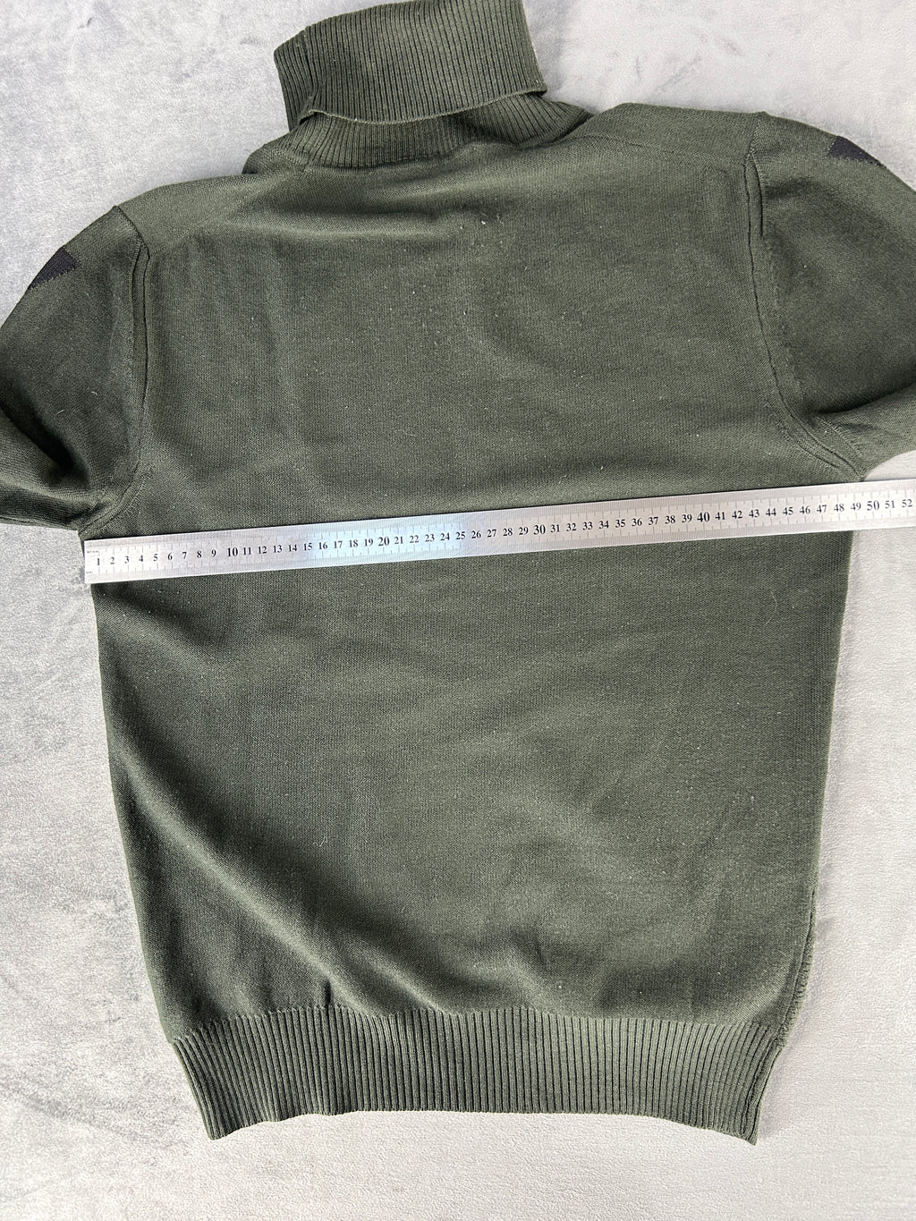 Dolcevita Bikkembergs verde militare in lana con logo – Uomo Taglia M