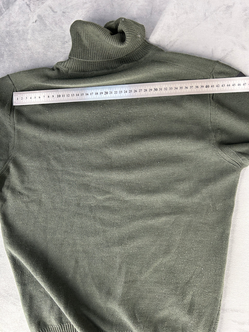 Dolcevita Bikkembergs verde militare in lana con logo – Uomo Taglia M
